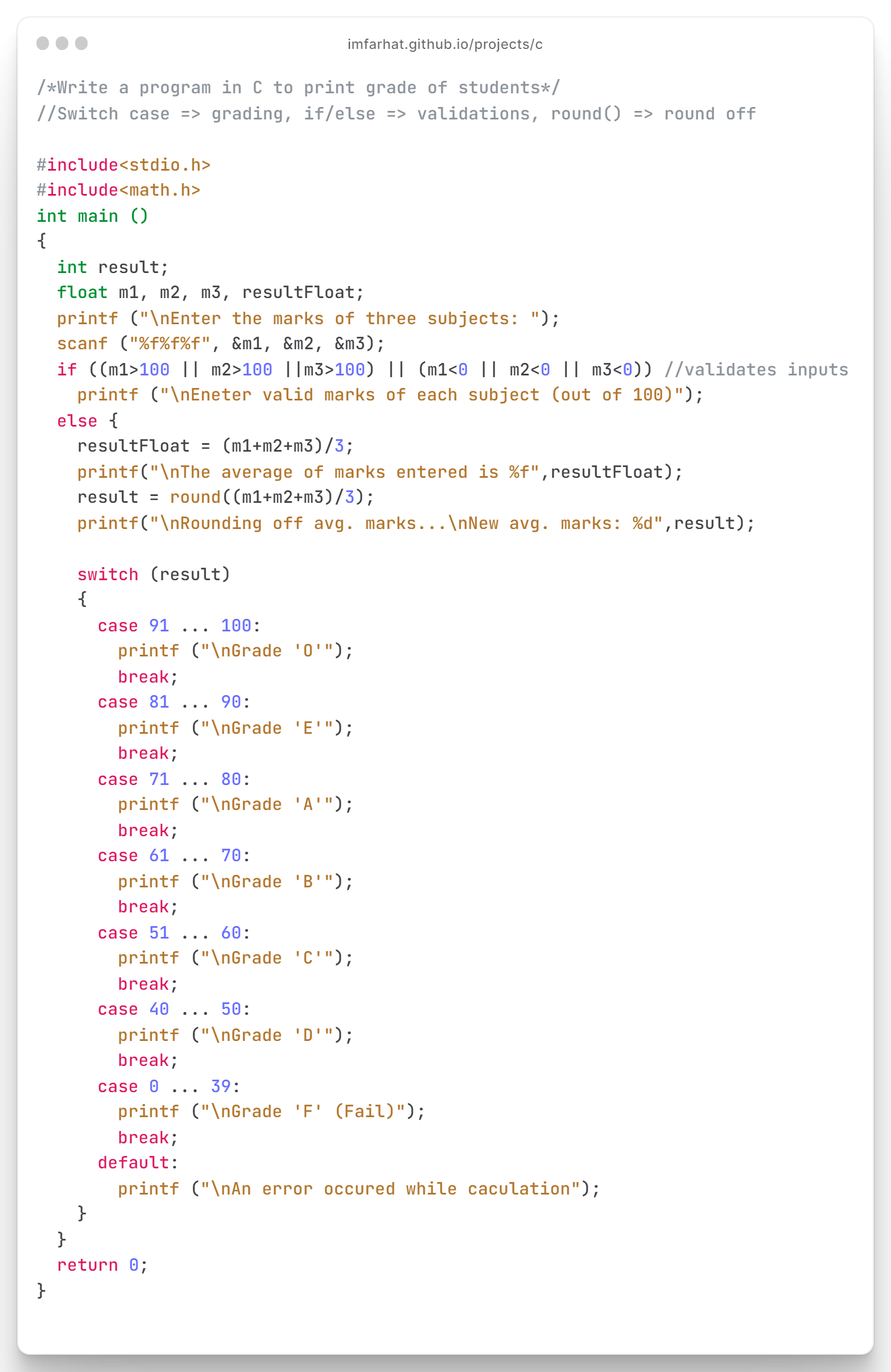 Code